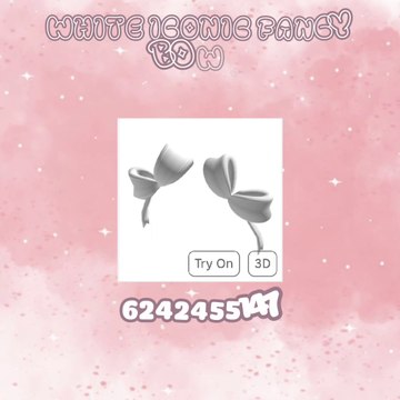 Roblox accessory codes for Brookhaven haven, berry ave and bloxburg