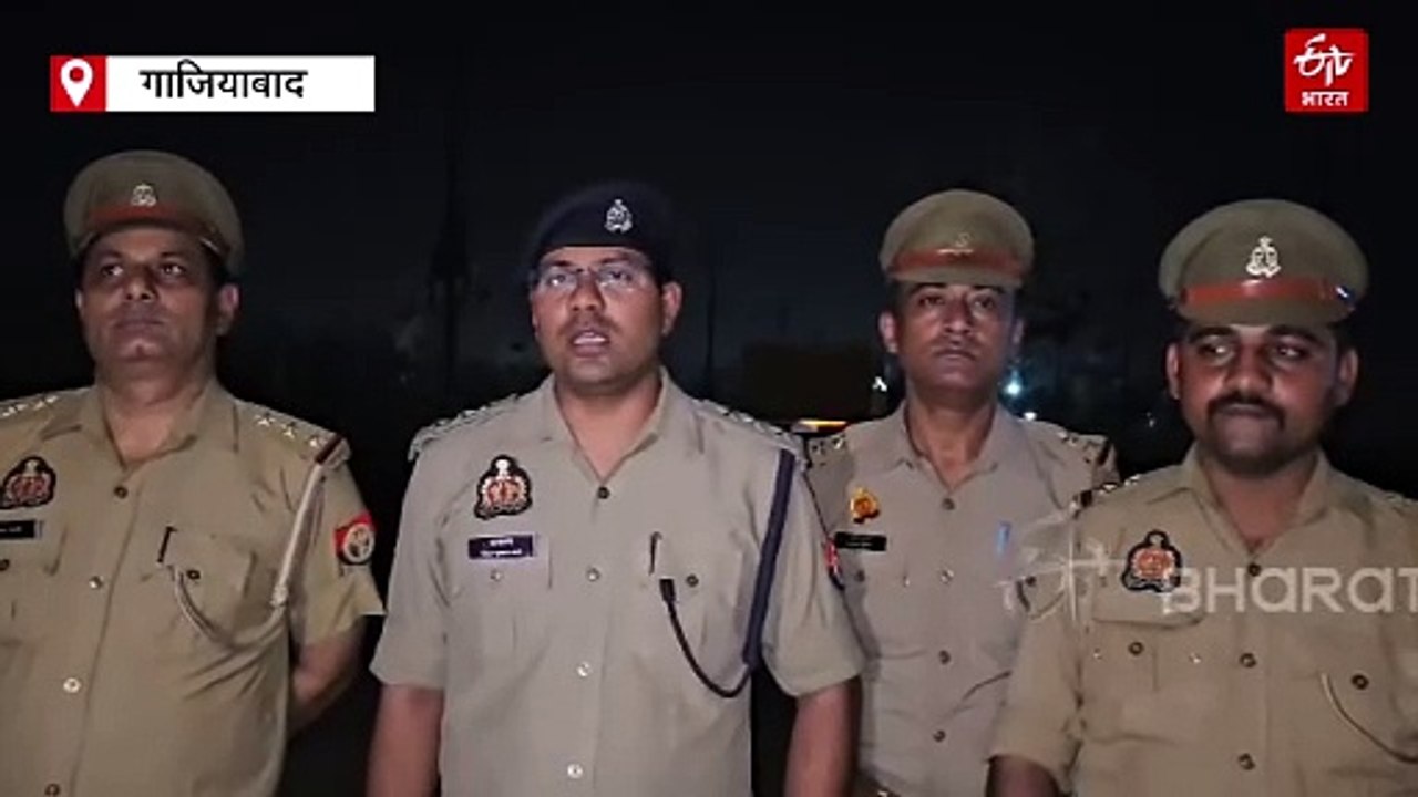 गाजियाबाद में रेप के आरोपी को मुठभेड़ में लगी गोली, पुलिसकर्मी की पिस्टल छीनकर भाग रहा था