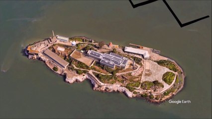 Alcatraz Island is an island offshore from San Francisco, California, United States