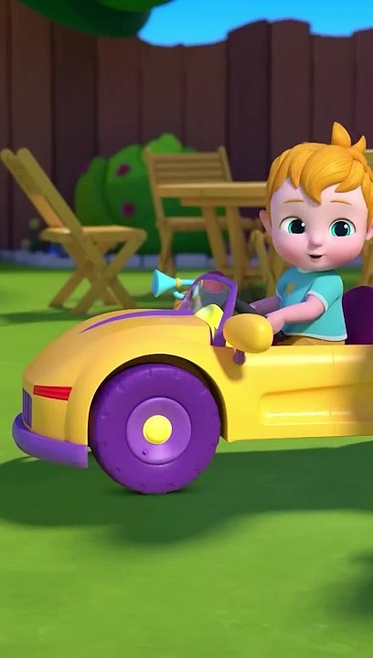 Baby On The Car Goes Bye Bye Bye _ Nursery Rhymes & Toddlers Songs _ NuNu Tv 720p