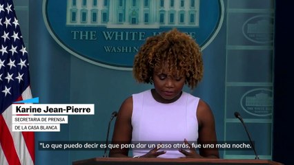 La Casa Blanca opina sobre la actuación de Biden en el debate