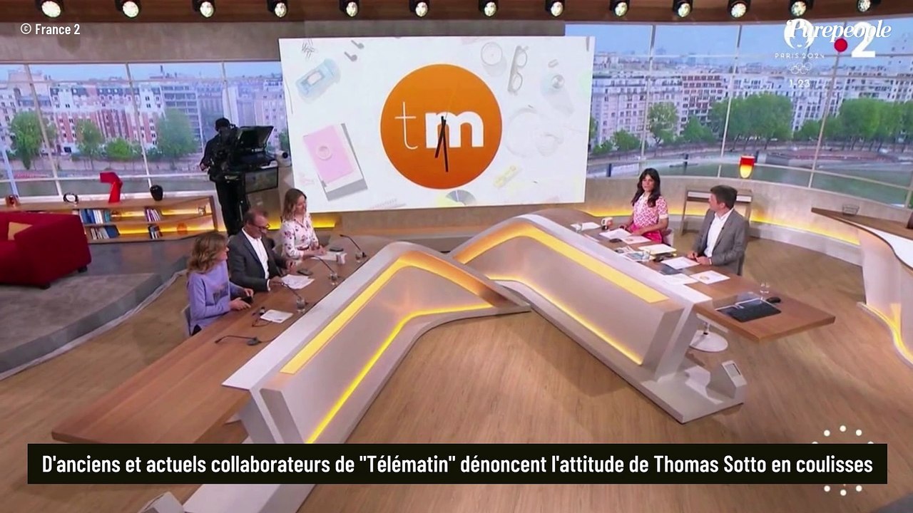 "De l'irrespect, des colères froides..." : l'attitude de Thomas Sotto dans les coulisses de Télématin dénoncée, l'animateur se défend
