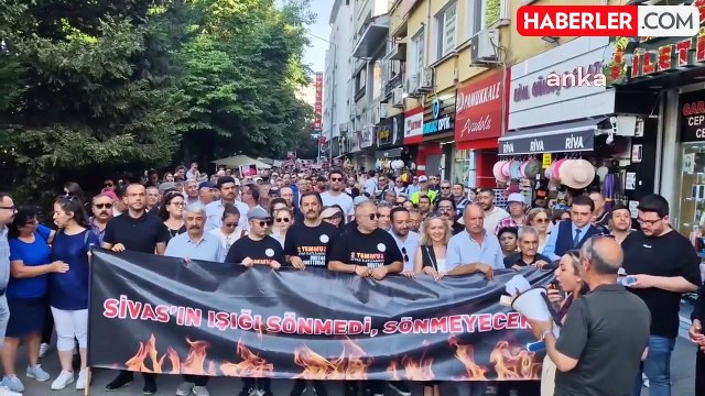 Sivas Katliamı'nın 31. yılında Eskişehir'de anma yürüyüşü düzenlendi