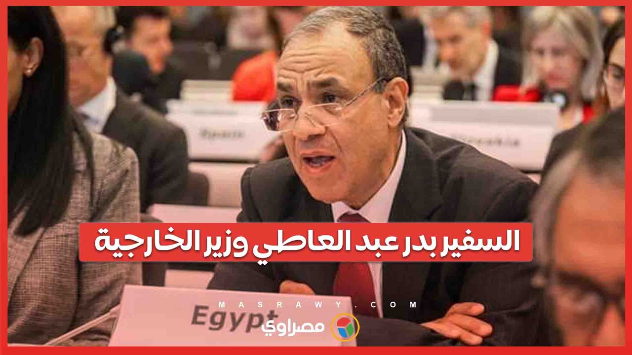 السفير بدر عبد العاطي وزير الخارجية