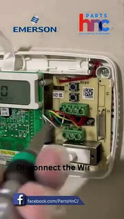Emerson Thermostat Installation Thermostats PartsHnC - video Dailymotion