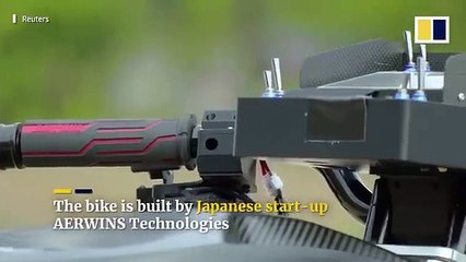 World’s first flying bike, made in Japan, debuts in the US