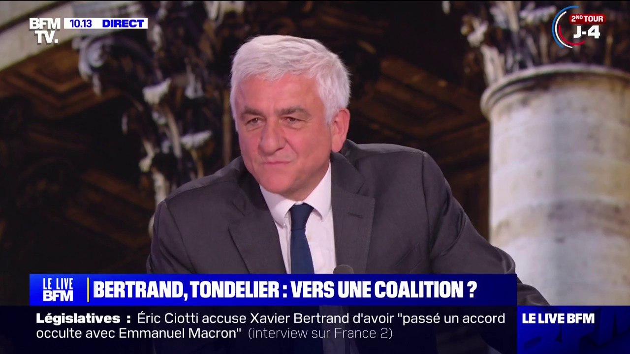 Vers une coalition? "Des gens qui ne sont d'accord sur rien juste pour faire en sorte que le RN ne puisse pas gouverner", dénonce Hervé Morin (Les Centristes)