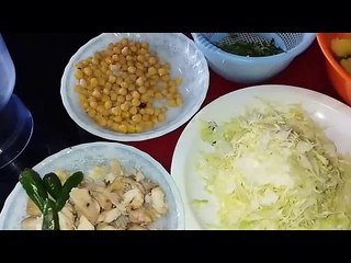 Aalo chicken and veggies kabab