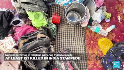 At least 121 people, mostly women, killed in stampede at India's Hathras