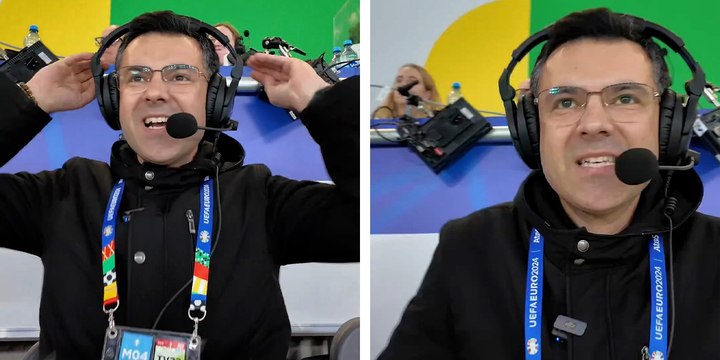 Türkiye'nin Avrupa Şampiyonası heyecanında spiker Özkan Öztürk'ün anlatımı gündem oldu