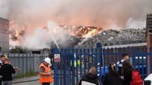 Huyton: Fire rages at industrial estate as 10 fire engines tackle blaze