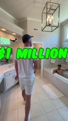 $100000 vs $10000000 bathroom. Like the video or I'll take your cookies