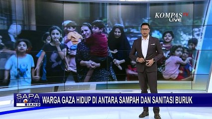Hidup di Tengah Sampah dan Limbah, Pengungsi Gaza Hidup Tidak Layak dan Menderita