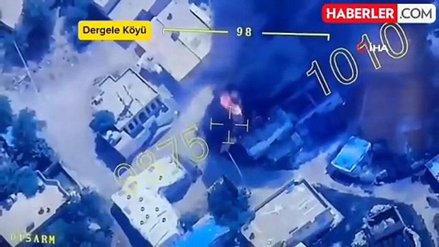 PKK'lı teröristler köylerdeki mühimmat depolarını patlatıyor