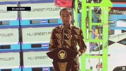 [FULL] Detik-Detik Presiden Jokowi Resmikan Ekosistem Baterai & Kendaraan Listrik Korsel di Karawang