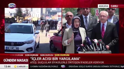 Ayşe Ateş ve Kemal Kılıçdaroğlu'ndan açıklama