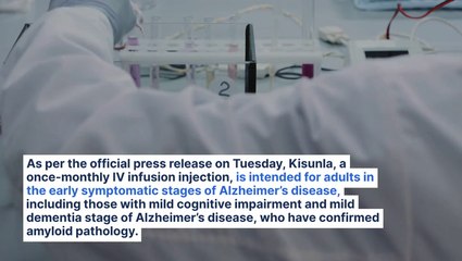 Eli Lilly Shares Gain After Drug-Maker Gets FDA's Nod For Early Alzheimer's Treatment