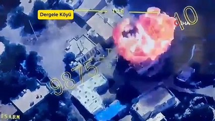 Teröristlerden büyük alçaklık! Köyleri ateşe vermeye başladılar