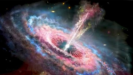 Una simulación cósmica revela cómo crecen los agujeros negros