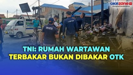 TNI Angkat Bicara Terkait Dugaan Anggotanya Terlibat dalam Kebakaran Rumah Wartawan di Karo