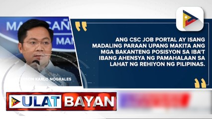 CSC, hinikayat ang mga jobseeker sa pampublikong sektor na samantalahin ang mga oportunidad sa...