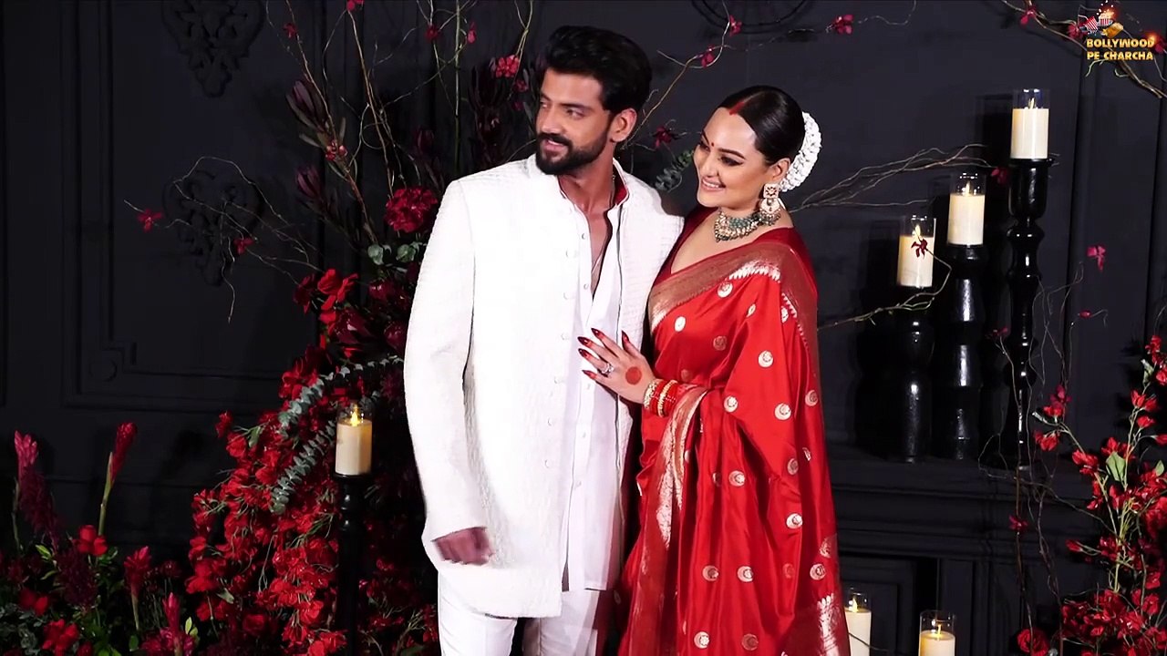 Sonakshi Sinha and Zaheer Iqbal Wedding Reception Party_ Bollywood Stars Reached At Red Carpet