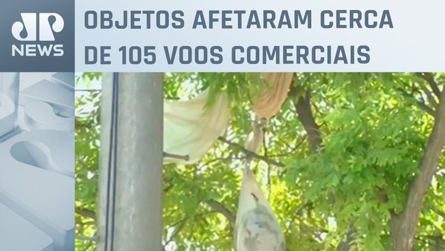 Balões com lixo alteram tráfego aéreo na Coreia do Sul