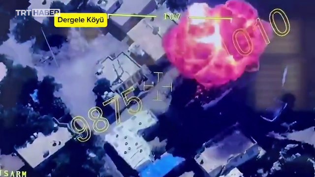 Irak'ın kuzeyinde köşeye sıkışan teröristler mühimmat depolarını patlattı