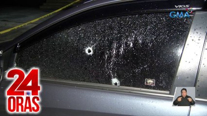 1 sugatan matapos umanong pagbabarilin ng driver ng pickup ang nakagitgitan nitong kotse | 24 Oras