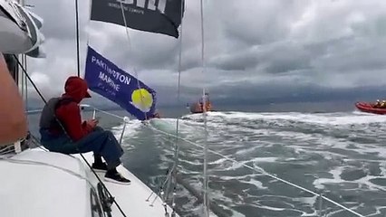 Fantastic footage shows Pwllheli lifeboat returning to Gwynedd