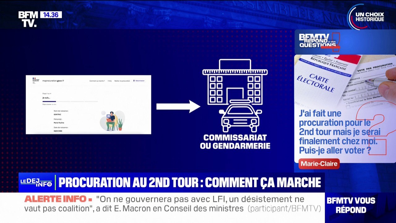 Procurations au second tour des législatives, comment ça marche? BFMTV répond à vos questions