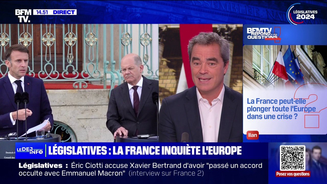 Pourquoi l'Allemagne est-elle inquiète de la situation politique en France? BFMTV répond à vos questions