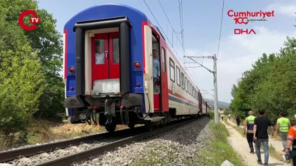 Kütahya’da yolcu treni çapa motoruna çarptı 1 ölü