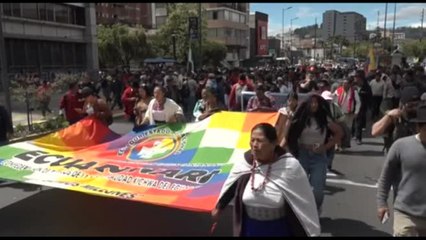 Ecuador, indigeni in marcia contro le estrazioni nei loro territori