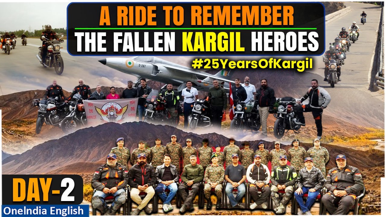 Kargil Chronicles: Day 2 Of Motorcycle Expedition That Pays Tribute to Kargil Heroes | Kargil Diwas