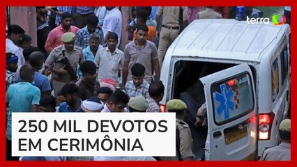 Número de mortos em evento religioso na Índia sobe para 121