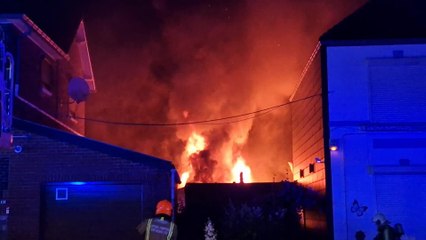 Incendie à Pont-de-Loup