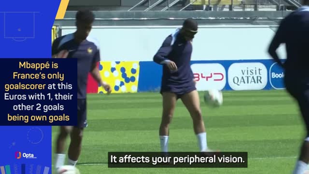France have downplayed Mbappé's trauma since nose break
