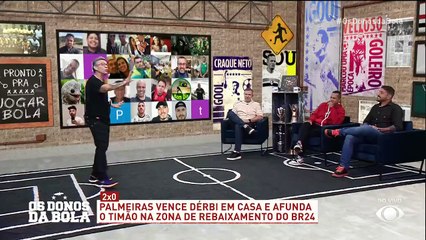 Locutor do Palmeiras zoa Corinthians: 'farra não acabou'; Neto relembra falas de Andrés, Duílio e Melo