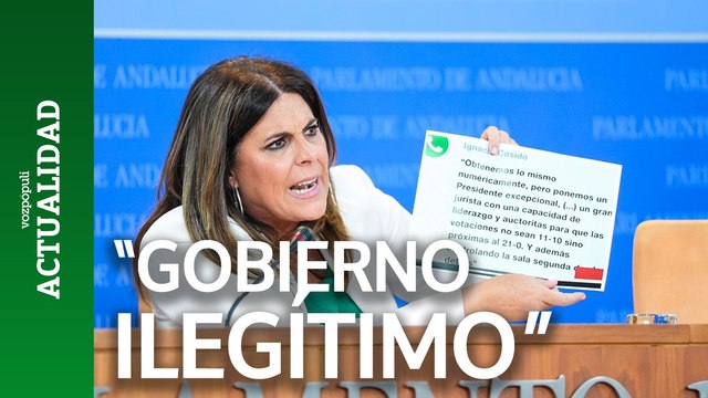 El PSOE considera ilegítimo el Gobierno de Juanma Moreno porque llegó al poder a lomos de una cacería política