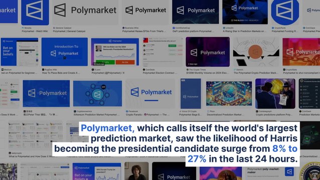 The Odds Of Kamala Harris Replacing Joe Biden As Democratic Presidential Candidate Raised By Crypto Bettors