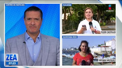 El huracán Beryl se acerca a la península de Yucatán