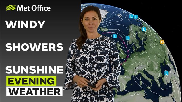 Met Office Evening Weather Forecast 03/07/24 - Remaining showery, turning breezier