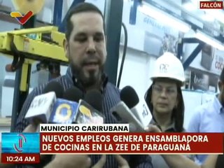 Falcón | Inaugurada empresa ensambladora Inkssa Cucine en la ZEE de Paraguaná