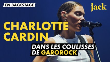 En backstage avec Charlotte Cardin à Garorock
