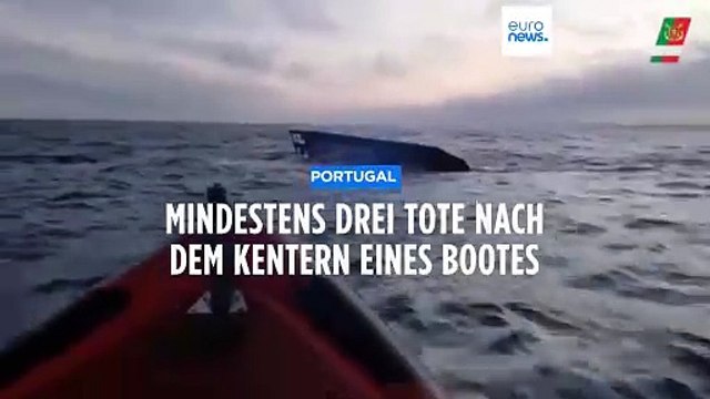 Seeunglück in Portugal: Mindestens drei Tote nach Kentern eines Fischerbootes