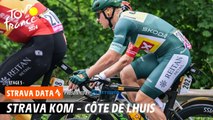 Strava KOM - Côte de l'huis  - Tour de France 2024