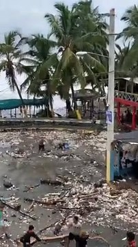Daños que el huracán Beryl causó en República Dominicana