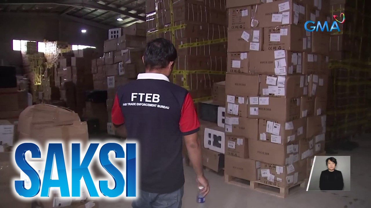 Mahigit P9-M halaga ng umano'y 'di rehistradong appliances, nasabat sa 2 warehouse | Saksi