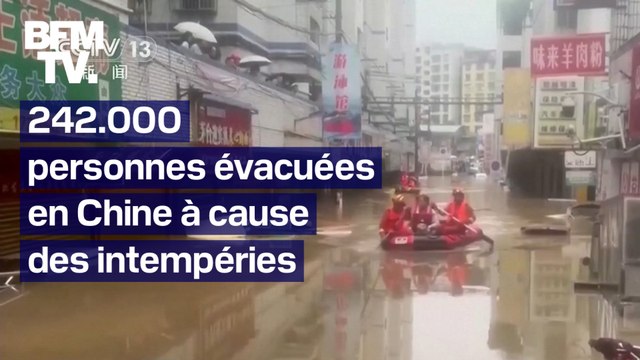 Au moins 242.000 personnes évacuées en Chine, après les fortes pluies dans l’est du pays
